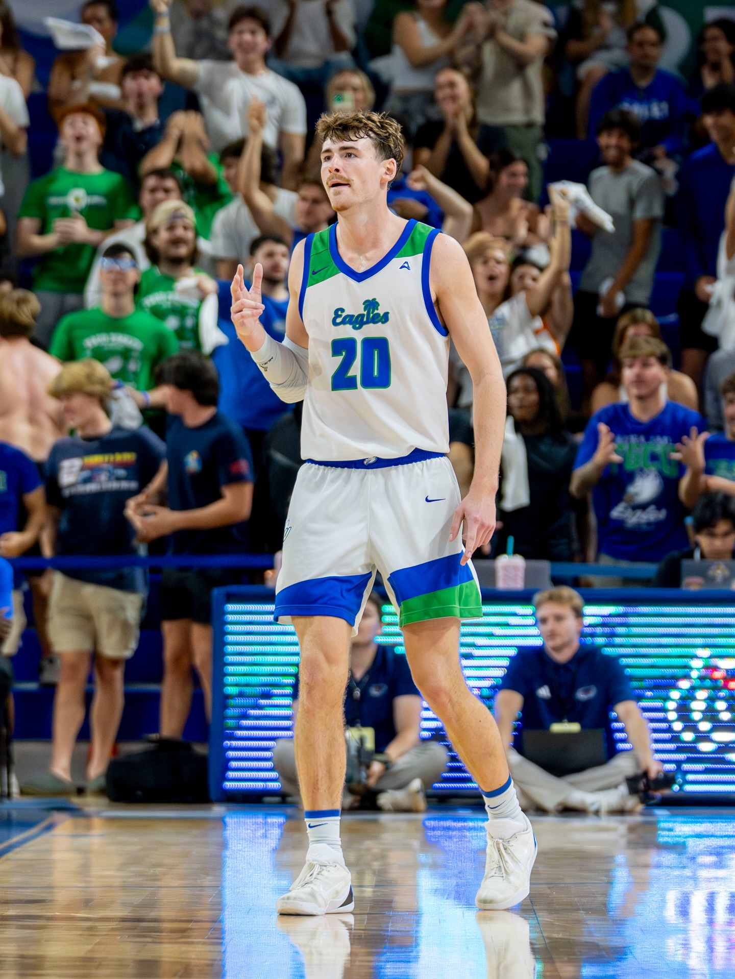 JR Konieczny posing at FGCU